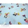 TESSUTO STOFFA COTONE DISNEY MINNIE TOPOLINO A METRO ALT. 280 COL. CELESTE G017 -Negozio Per Bambini Disney 20130622190657 img 2800