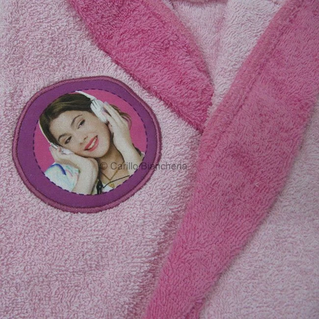 VIOLETTA DISNEY Accappatoio In Spugna Idrofila 100% Cot 7/8 9/10 11/12 Anni H069 4 VIOLETTA DISNEY Accappatoio In Spugna Idrofila 100% Cot 7/8 9/10 11/12 Anni H069 - immagine 2