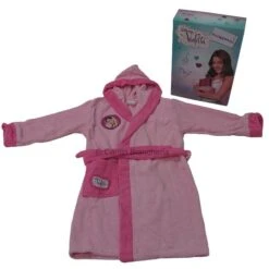 VIOLETTA DISNEY Accappatoio In Spugna Idrofila 100% Cot 7/8 9/10 11/12 Anni H069