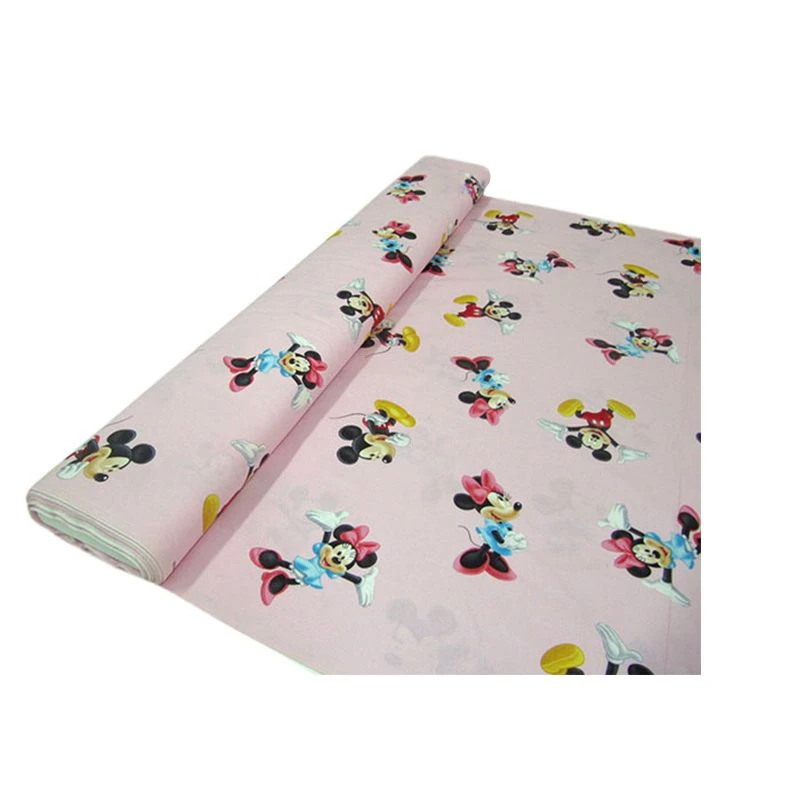 TESSUTO STOFFA COTONE DISNEY MINNIE TOPOLINO A METRO ALT. 280 COLORE ROSA G014 4 TESSUTO STOFFA COTONE DISNEY MINNIE TOPOLINO A METRO ALT. 280 COLORE ROSA G014 - immagine 2