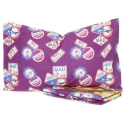 Completo Lenzuola Disney Violetta School Una Piazza 100% Cotone Viola L590