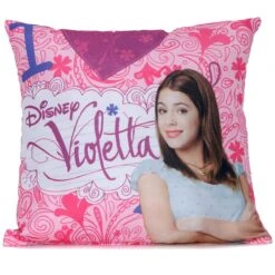 Cuscino Arredo Cameretta Originale Disney Violetta 40x40 Cm L653
