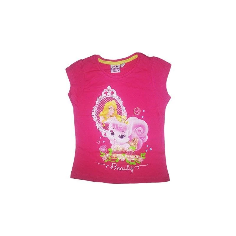 T-shirt Maglia Maglietta Bimba Bambina Disney Principesse Fucsia 6A 3 T-shirt Maglia Maglietta Bimba Bambina Disney Principesse Fucsia 6A
