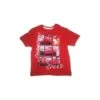 T-shirt Maglia Maglietta Bimbo Bambino Disney Cars Rosso 8A