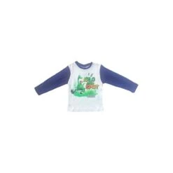 T-shirt Maglia Maglietta Bimbo Bambino The Good Dinosaur Disney Blu 4A