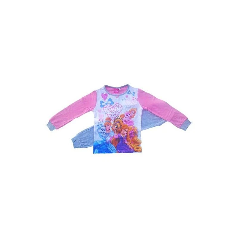 Pigiama Maglia Maglietta Pantalone Bimba Bambina Disney Principesse 5A 3 Pigiama Maglia Maglietta Pantalone Bimba Bambina Disney Principesse 5A