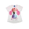 T-shirt Maglia Maglietta Cotone Elastico Bimba Bambina Disney Frozen Bianco 6A -Negozio Per Bambini Disney 229942