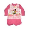 Pigiama Maglia Maglietta Pantalone Bimba Bambina Disney Minnie Bianco Rosa Fucsia 6A -Negozio Per Bambini Disney 230480