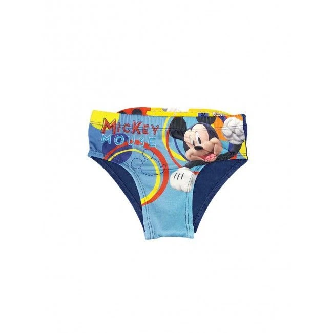Costumino Costume Da Bagno Slip Bimbo Bambino Disney Mickey Blu 3A 3 Costumino Costume Da Bagno Slip Bimbo Bambino Disney Mickey Blu 3A