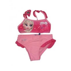 Costumino Costume Da Bagno 2 Pezzi Bikini Bimba Bambina Disney Frozen Rosa 8A