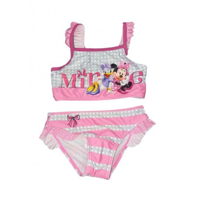 Costumino Costume Da Bagno 2 Pezzi Bimba Bambina Disney Minnie E Paperina 5A 3 Costumino Costume Da Bagno 2 Pezzi Bimba Bambina Disney Minnie E Paperina 5A
