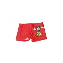 Costumino Costume Da Bagno Boxer Parigamba Bimbo Bambino Disney Mickey Rosso Nero 24 M