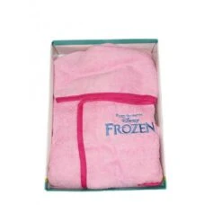 Disney Baby Accappatoio Bimba Spugna Cotone Neonato Disney Frozen Rosa 24 M
