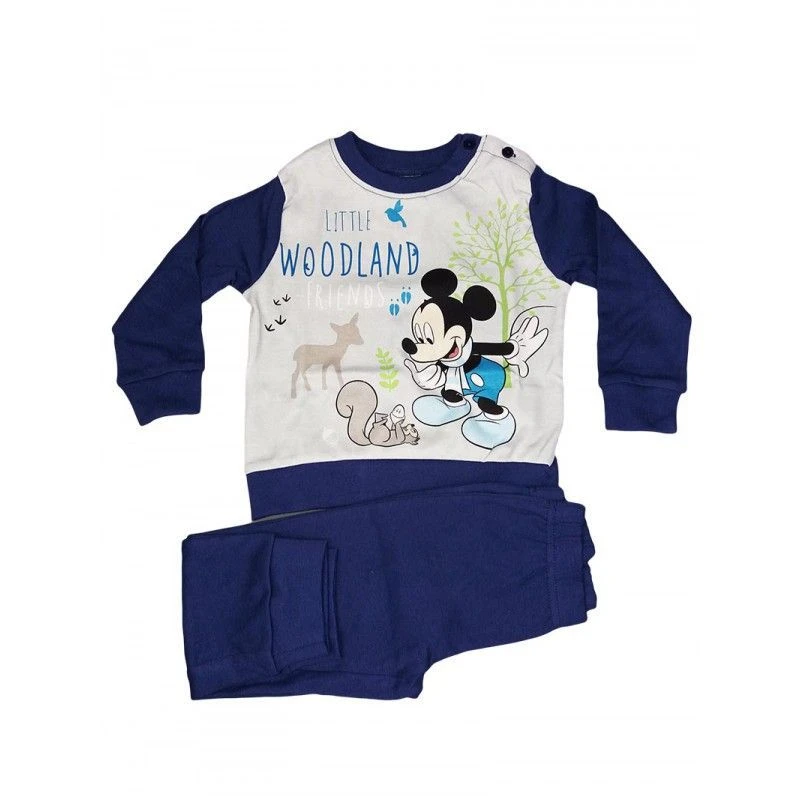 Pigiama Maglia Maglietta Pantalone Bimbo Neonato Disney Baby Mickey Blu 24 M 3 Pigiama Maglia Maglietta Pantalone Bimbo Neonato Disney Baby Mickey Blu 24 M