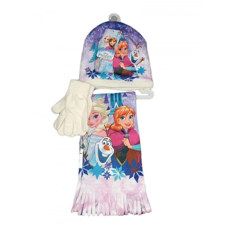 Disney Baby Set 3pezzi Cappello Cappellino Sciarpa Guanti Bimba Disney Frozen Glicine Tg 52 3 Disney Baby Set 3pezzi Cappello Cappellino Sciarpa Guanti Bimba Disney Frozen Glicine Tg 52