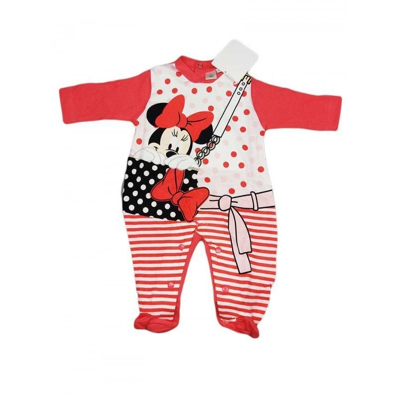 Tuta Tutina Cotone Bimba Neonato Disney Baby Minnie Mouse Amarena 1 - 3 Mesi 3 Tuta Tutina Cotone Bimba Neonato Disney Baby Minnie Mouse Amarena 1 - 3 Mesi