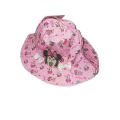 Disney Baby Cappellino Cappello Pescatore Bimba Disney Minnie Rosa Tg 48