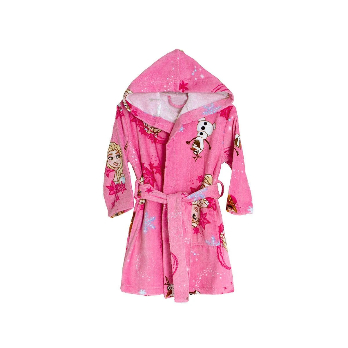 Accappatoio Bambina Frozen Disney In Spugna Di Cotone Z795 3 Accappatoio Bambina Frozen Disney In Spugna Di Cotone Z795