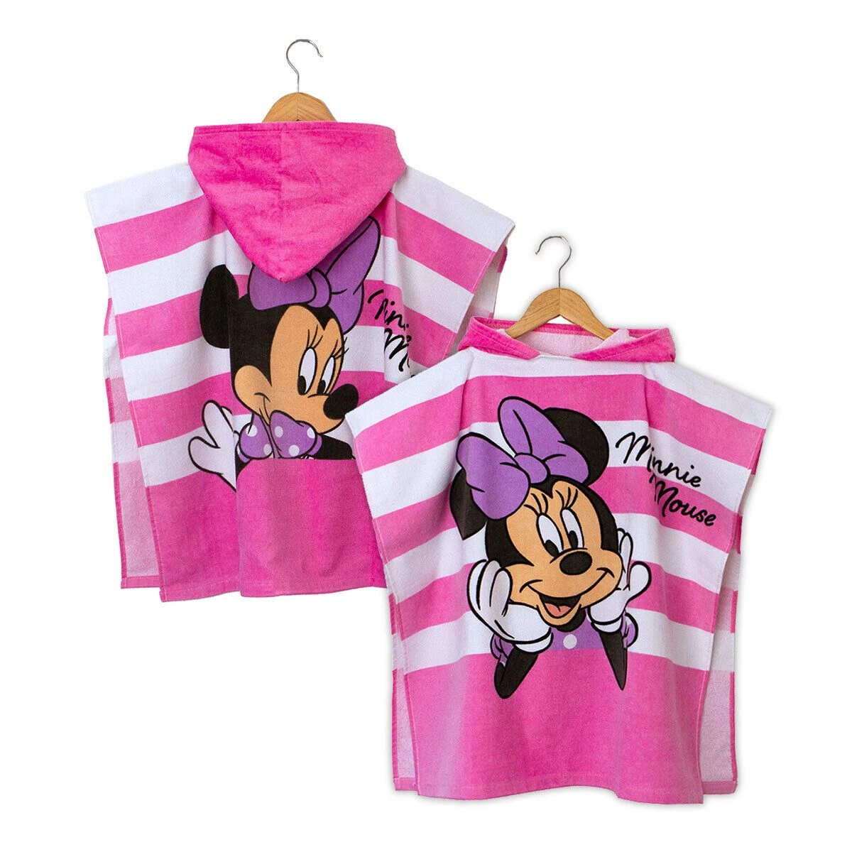 Accappatoio Poncho Minnie Mouse Disney In Spugna Taglia Unica J590 3 Accappatoio Poncho Minnie Mouse Disney In Spugna Taglia Unica J590