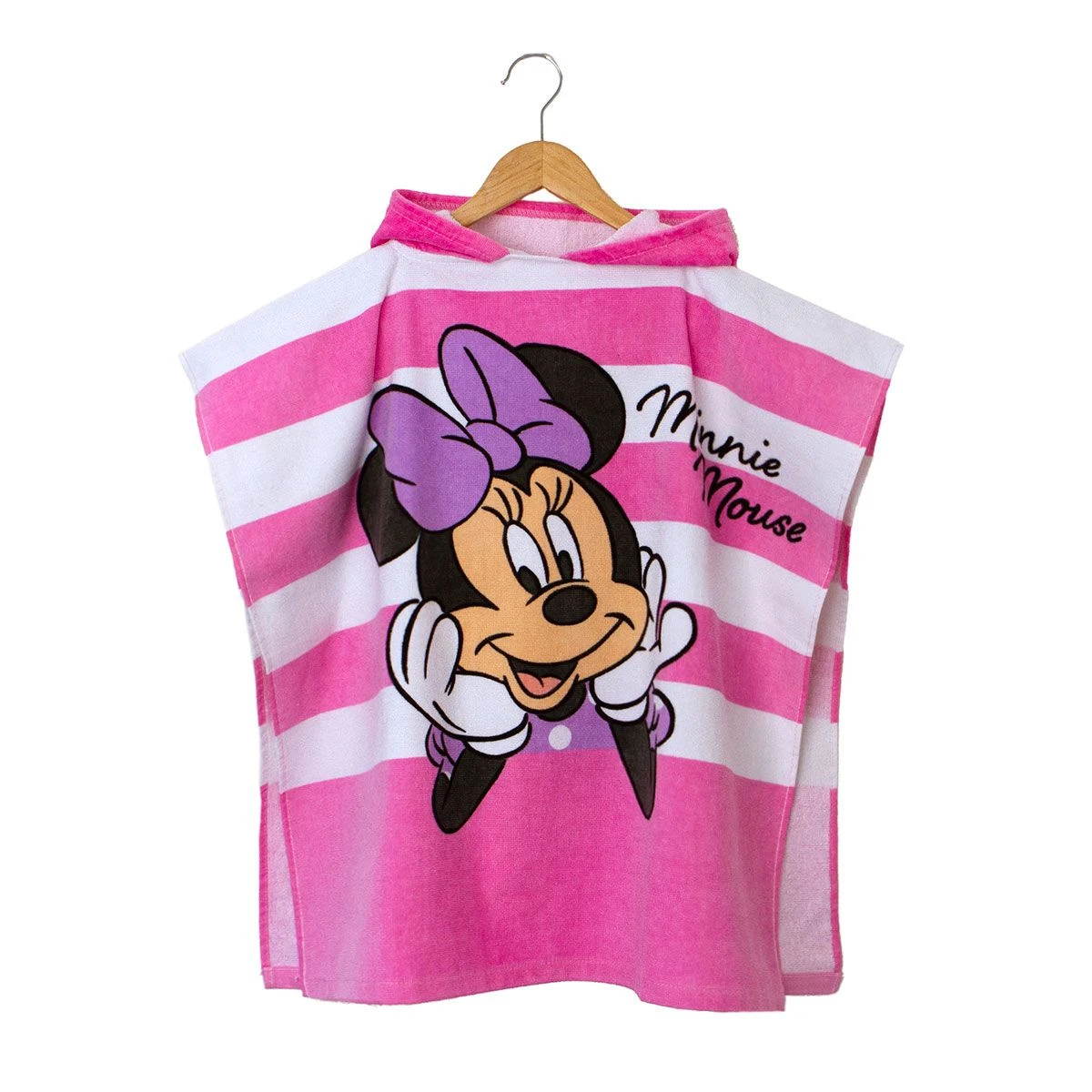 Accappatoio Poncho Minnie Mouse Disney In Spugna Taglia Unica J590 4 Accappatoio Poncho Minnie Mouse Disney In Spugna Taglia Unica J590 - immagine 2