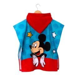 Accappatoio Poncho Topolino Disney In Spugna Taglia Unica J589 -Negozio Per Bambini Disney accappatoio poncho topolino disney in spugna taglia unica 3