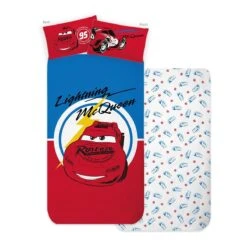 Completo Lenzuola Cars Disney Per Letto Singolo J291