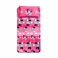 Negozio Per Bambini Disney 9 Completo Lenzuola Minnie Disney In Cotone - Dimensioni Varie Z009
