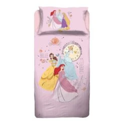 Completo Lenzuola Princess Disney Per Letto Singolo J914