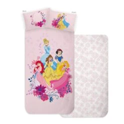 Completo Lenzuola Princess Disney Per Letto Singolo J276