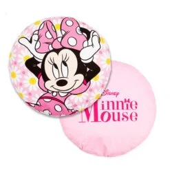 Cuscino Arredo Minnie Mouse Disney Sagomato Stampato Rotondo K246 -Negozio Per Bambini Disney cuscino arredo minnie mouse disney sagomato rotondo 3