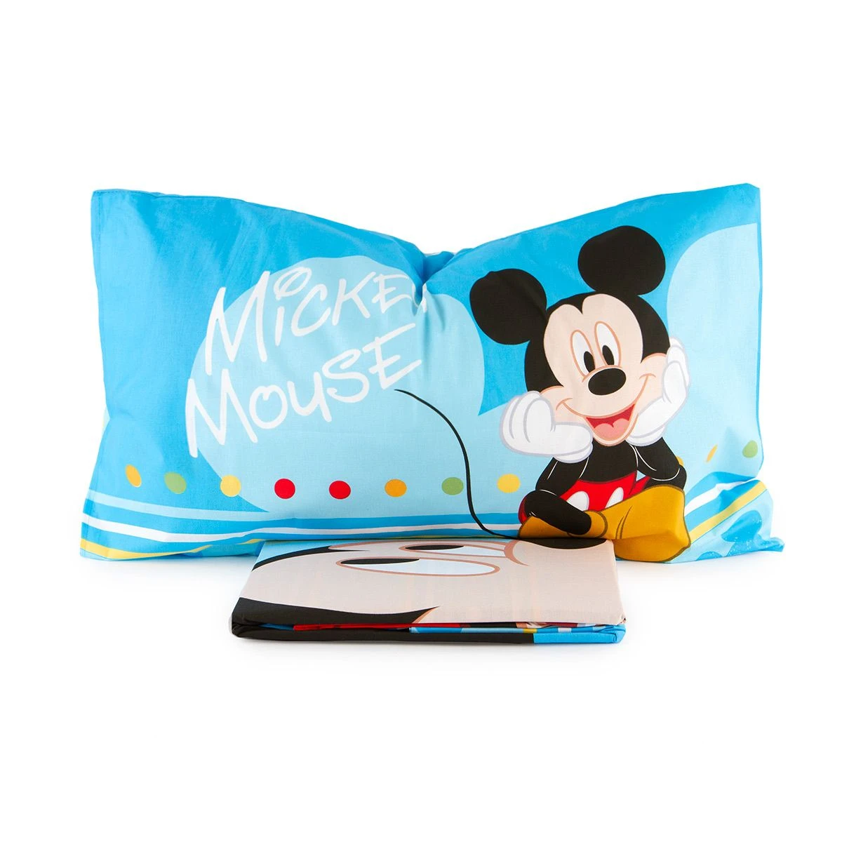 Parure Copripiumino Mickey Mouse Disney Per Letto Singolo W565 4 Parure Copripiumino Mickey Mouse Disney Per Letto Singolo W565 - immagine 2