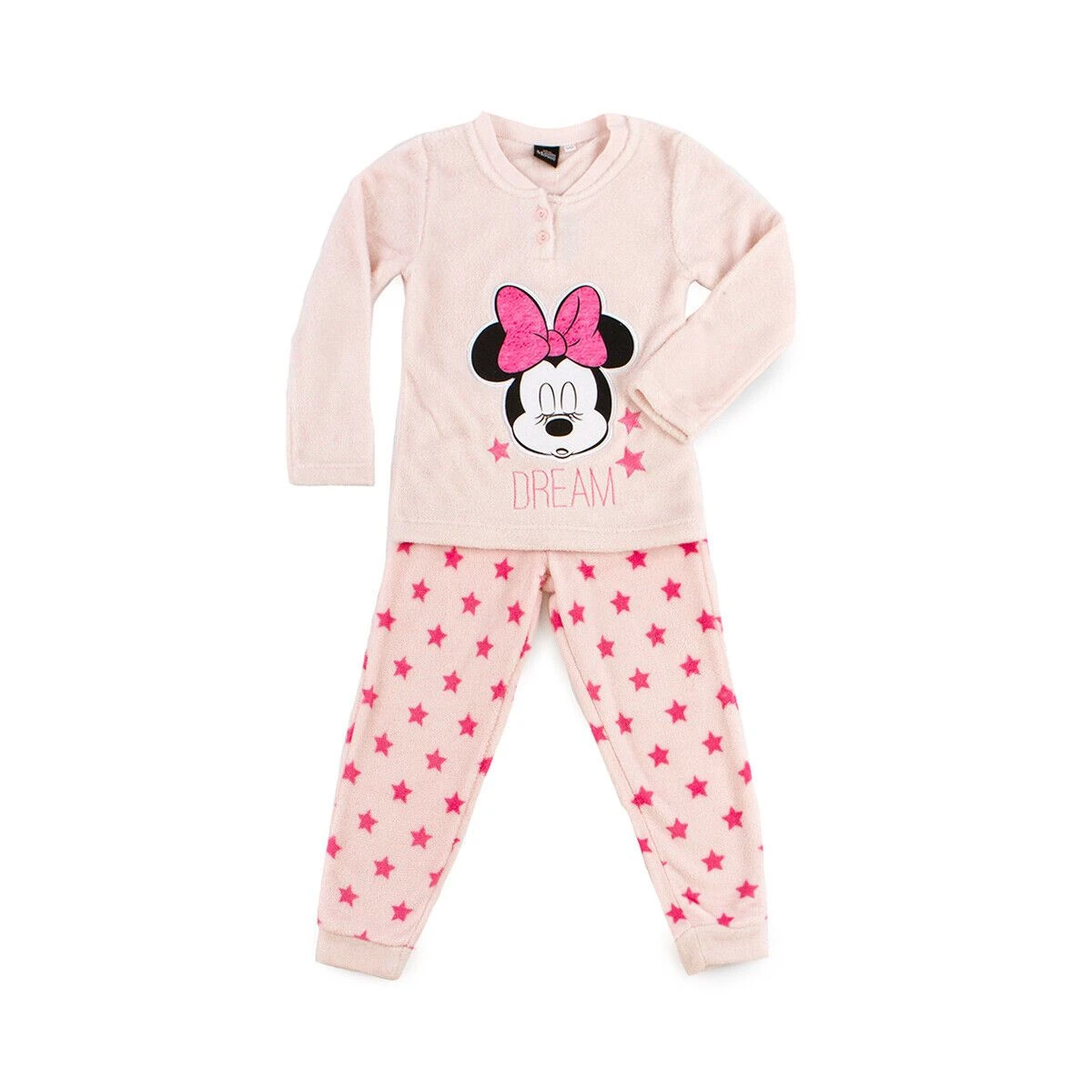 Pigiama Bambina Minnie Mouse Disney In Pile Coral WD900161 J063 3 Pigiama Bambina Minnie Mouse Disney In Pile Coral WD900161 J063