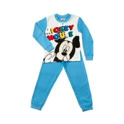Pigiama Bambino Mickey Mouse Disney In Caldo Cotone WD900519 W510 -Negozio Per Bambini Disney pigiama bambino mickey mouse disney wd900519 cielo 5