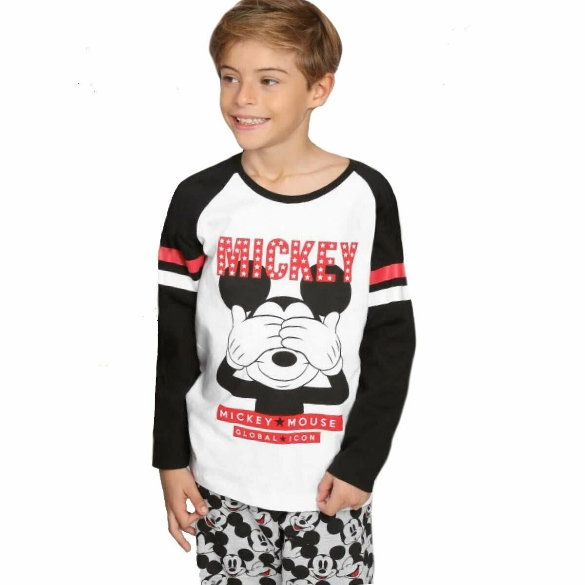 Pigiama Bambino/ragazzo Mickey Mouse Disney In Caldo Cotone 54244 Z932 3 Pigiama Bambino/ragazzo Mickey Mouse Disney In Caldo Cotone 54244 Z932