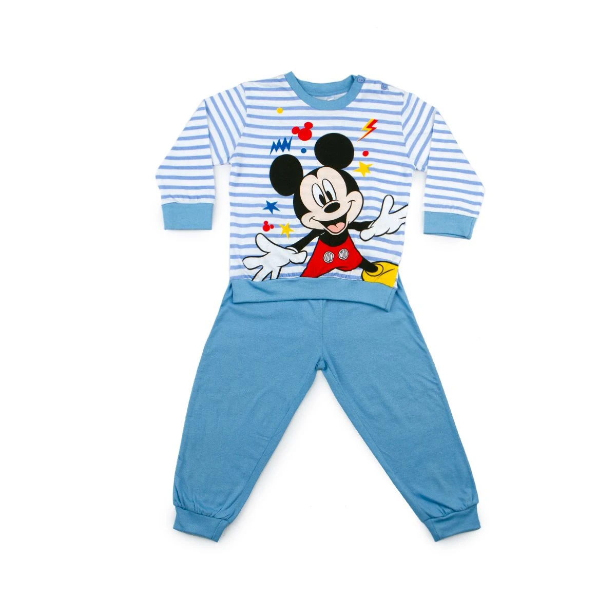 Pigiama Bimbo Topolino Disney In Cotone Da 12 A 30 Mesi WD101758 Y282 4 Pigiama Bimbo Topolino Disney In Cotone Da 12 A 30 Mesi WD101758 Y282 - immagine 2