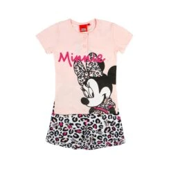 Pigiama Bambina Estivo Miss Minnie Disney In Cotone WD220090 Y722 7 Pigiama Bambina Estivo Miss Minnie Disney In Cotone WD220090 Y722 -Negozio Per Bambini Disney pigiama da bambina in cotone disney minnie b2wd220090 confetto 5