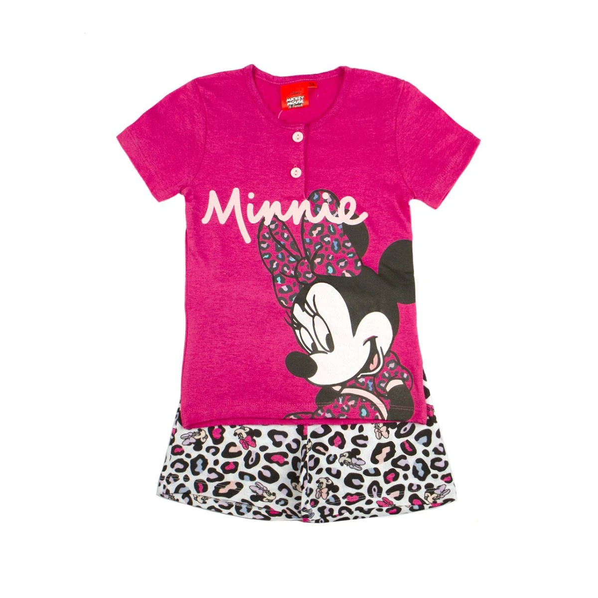Pigiama Bambina Estivo Miss Minnie Disney In Cotone WD220090 Y722 4 Pigiama Bambina Estivo Miss Minnie Disney In Cotone WD220090 Y722 - immagine 2
