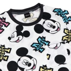 Pigiama Bambino/ragazzo Estivo Topolino Disney In Cotone 54294 Z051 7 Pigiama Bambino/ragazzo Estivo Topolino Disney In Cotone 54294 Z051 -Negozio Per Bambini Disney pigiama da bambino ragazzo topolino disney 54294 bianco particolare 6