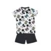 Pigiama Bambino/ragazzo Estivo Topolino Disney In Cotone 54294 Z051 -Negozio Per Bambini Disney pigiama da bambino ragazzo topolino disney 54294 bianco 6