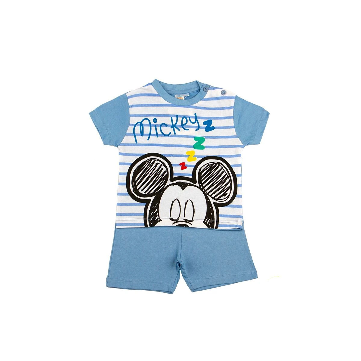 Pigiama Neonato Mickey Mouse Disney In Cotone WD101544 Y742 4 Pigiama Neonato Mickey Mouse Disney In Cotone WD101544 Y742 - immagine 2