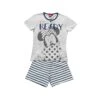Pigiama Corto Minnie Disney Da Bambina WD22939B - Grigio T256 1 Pigiama Corto Minnie Disney Da Bambina WD22939B - Grigio T256 -Negozio Per Bambini Disney pigiama da bambina disney minnie wd22939