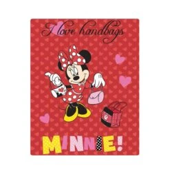 Plaid Flannel Minnie Disney Supersoft 100x140 Cm T001