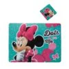 Tovaglietta All‘americana Minnie Me Disney Con Sottobicchiere S296 -Negozio Per Bambini Disney tovaglietta americana plastificata con sottobicchiere disney minnie me