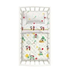 Trapuntino Minnie & Mickey Disney Caleffi Per Lettino Baby Z406