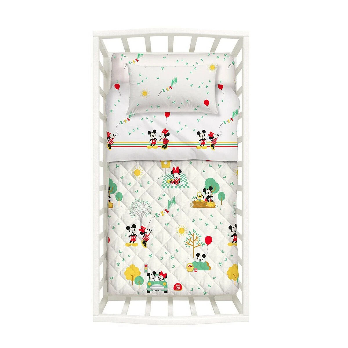 Trapuntino Minnie & Mickey Disney Caleffi Per Lettino Baby Z406 3 Trapuntino Minnie & Mickey Disney Caleffi Per Lettino Baby Z406