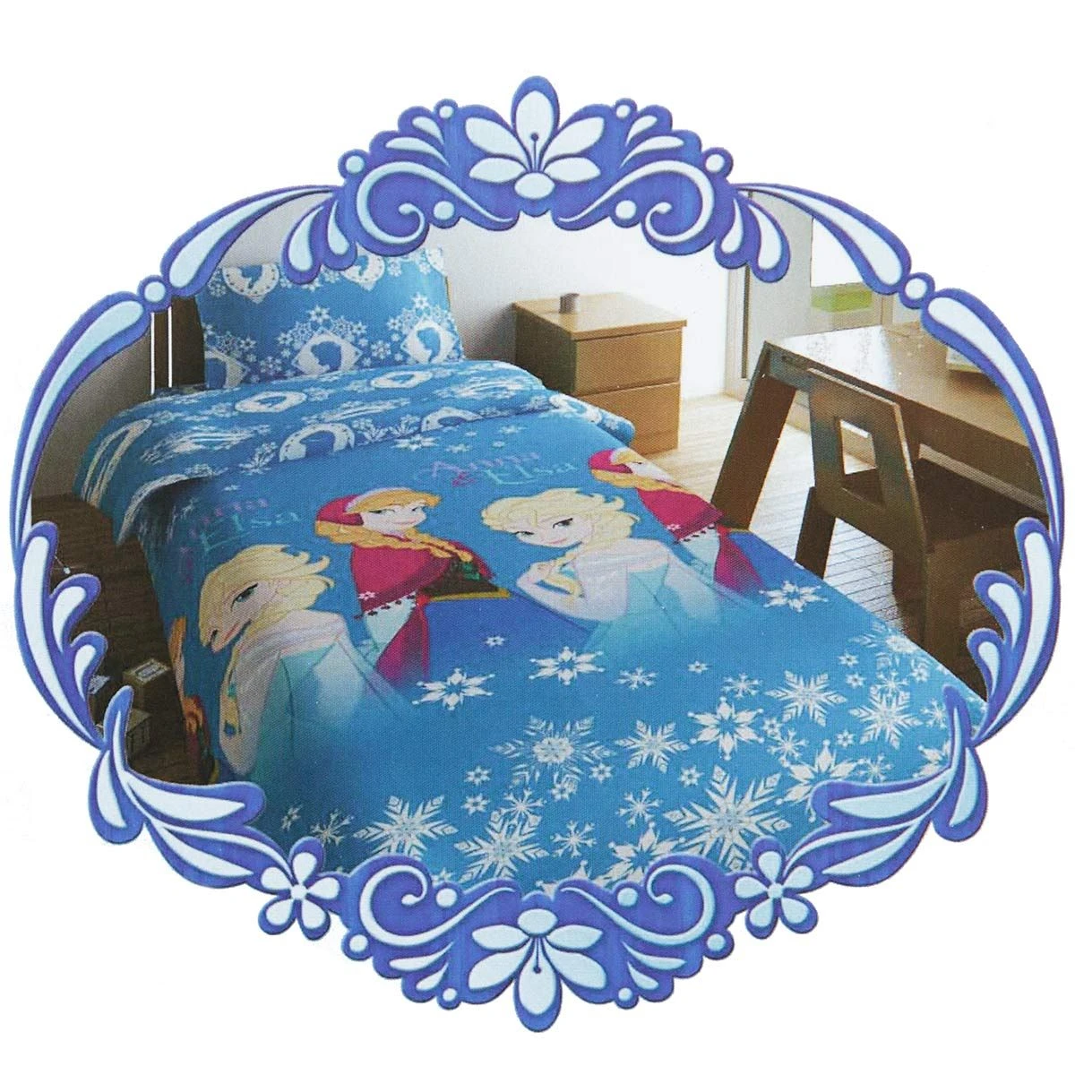 Trapuntino Copriletto Frozen Sisters Disney Singolo Una Piazza M865 5 Trapuntino Copriletto Frozen Sisters Disney Singolo Una Piazza M865 - immagine 3