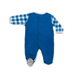 Tutina Neonato Mickey Mouse Disney In Cotone Da 0 A 9 Mesi WD101521 Y277 -Negozio Per Bambini Disney tutina neonato disney baby in cotone b2wd101521 bluette 2 4