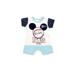 Tutina Estiva Topolino Disney Baby Per Neonato WD101292 S540 -Negozio Per Bambini Disney tutina per neonato disney baby topolino wd101292 marino 4